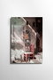 Wallity Cuadro decorativo de cristal templado Banksy 1888 - 70 x 100 cm